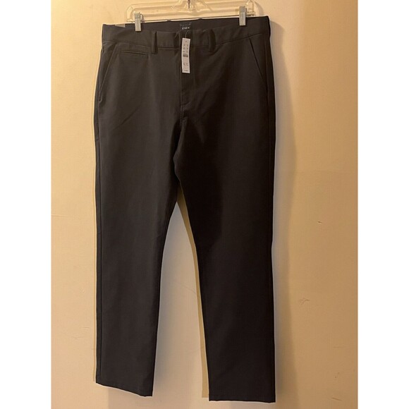 J. Crew 770 Mid Weight Tech Pants Mens 35 x 32 Navy Blue Stretch 5-Pocket - Picture 2 of 11